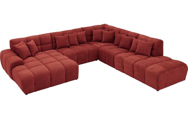 Goossens excellent u bank kubus rood stof - 8252779-goossens-excellent-kubus-bank-stof-rood-04