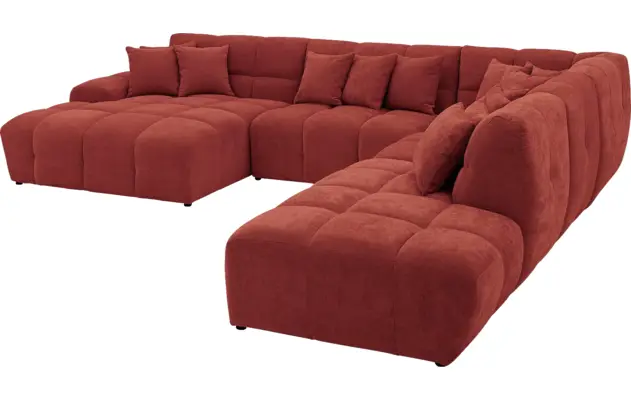Goossens excellent u bank kubus rood stof - 8252779-goossens-excellent-kubus-bank-stof-rood-05