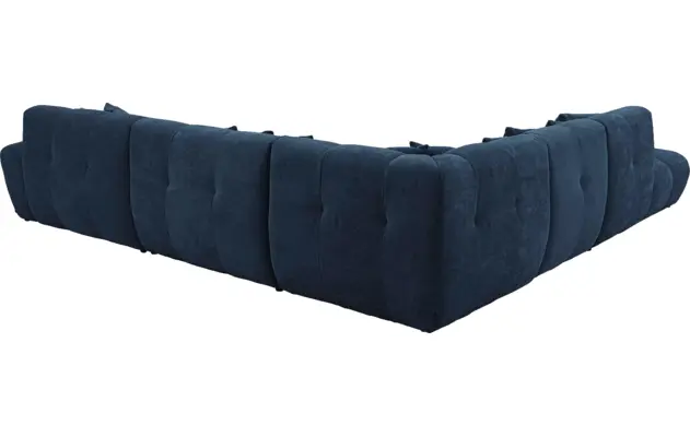 Goossens excellent u bank kubus blauw stof - 8252781-gespiegeld-04