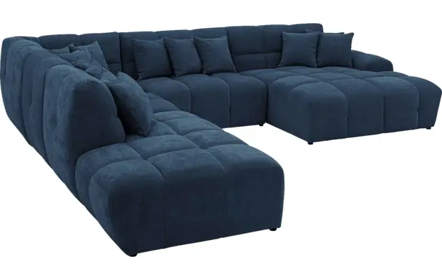 Goossens excellent u bank kubus blauw stof - 8252781-gespiegeld-06