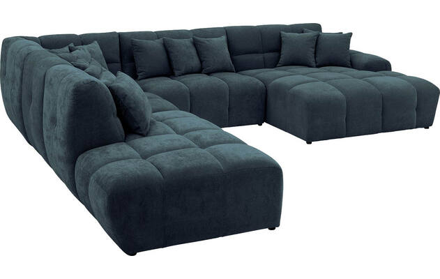 Goossens excellent u bank kubus blauw stof - 8252783-gespiegeld-06
