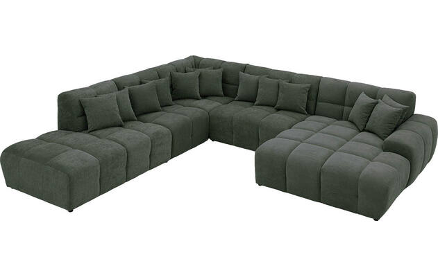 Goossens excellent u bank kubus groen stof - 8252784-gespiegeld-05