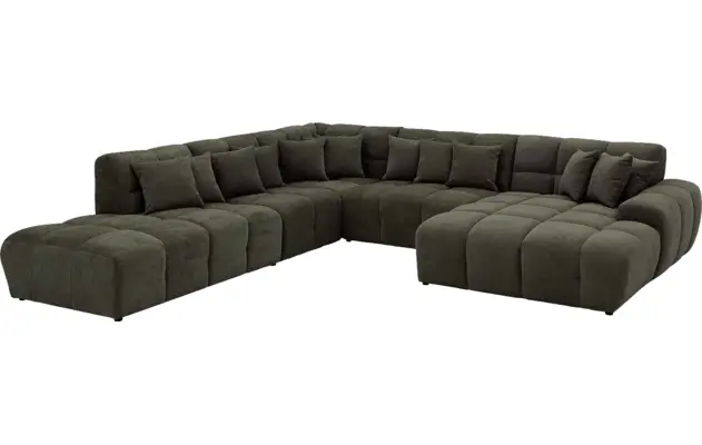 Goossens excellent u bank kubus groen stof - 8252786-gespiegeld-03
