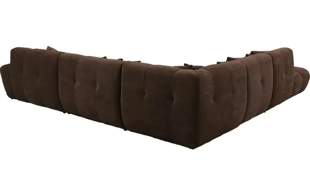 Goossens excellent u bank kubus bruin stof - 8252791-gespiegeld-04