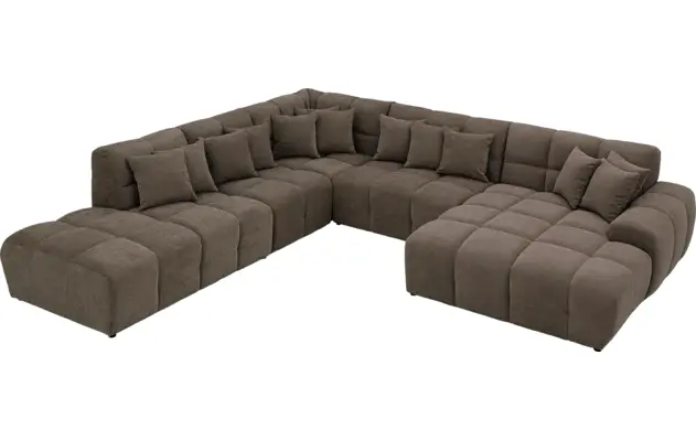 Goossens excellent u bank kubus bruin stof - 8252792-gespiegeld-05
