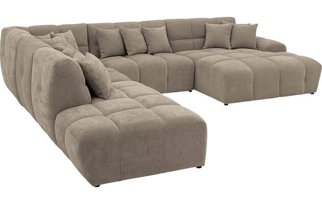 Goossens excellent u bank kubus bruin stof - 8252794-gespiegeld-06
