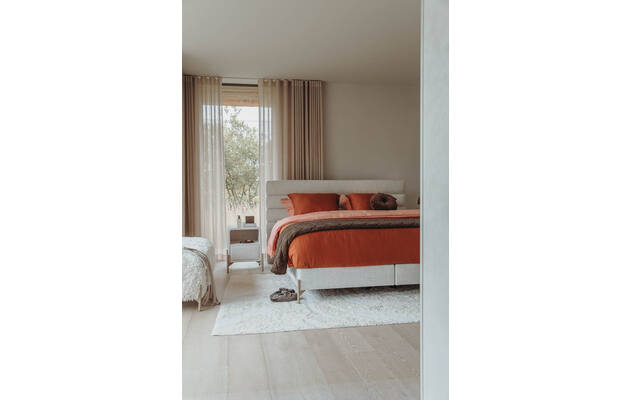 Goossens boxspring compleet quatro compleet beige stof - 8252829-goossens-quatro-boxspring-stof-02
