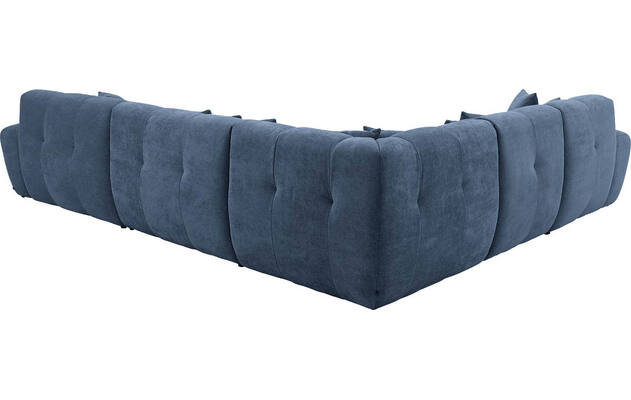 Goossens excellent u bank kubus blauw stof - 8252834-gespiegeld-04