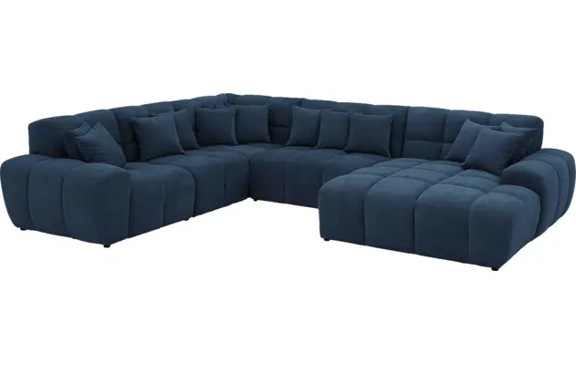 Goossens excellent u bank kubus blauw stof - 8252835-gespiegeld-03