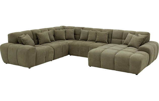 Goossens excellent u bank kubus groen stof - 8252841-gespiegeld-03