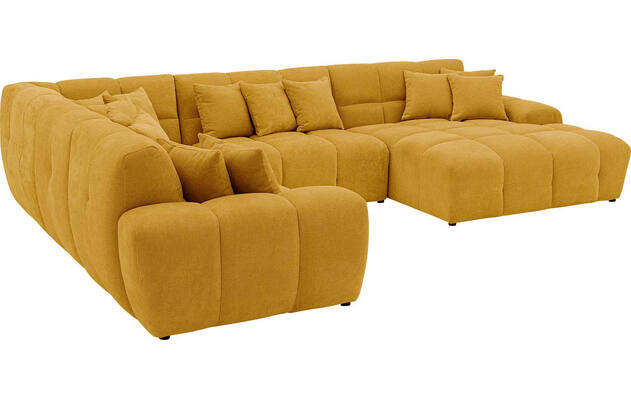 Goossens excellent u bank kubus geel stof - 8252842-gespiegeld-09