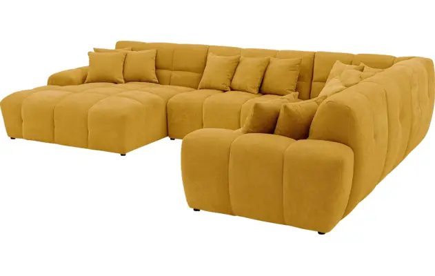 Goossens excellent u bank kubus geel stof - 8252842-goossens-excellent-kubus-bank-stof-geel-08