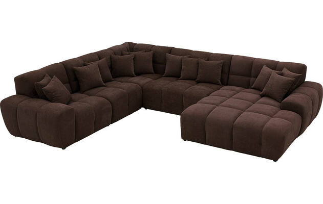 Goossens excellent u bank kubus bruin stof - 8252845-gespiegeld-05