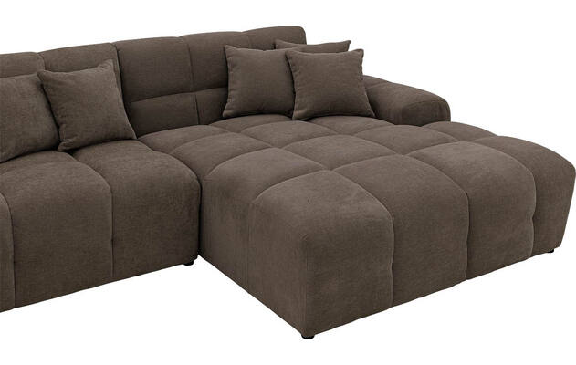 Goossens excellent u bank kubus bruin stof - 8252846-gespiegeld-06