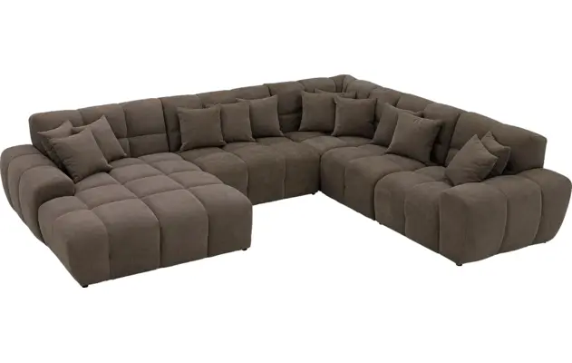 Goossens excellent u bank kubus bruin stof - 8252846-goossens-excellent-kubus-bank-stof-bruin-04