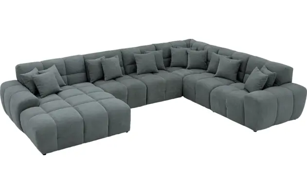 Goossens excellent u bank kubus groen stof - 8252852-goossens-excellent-kubus-bank-stof-groen-04