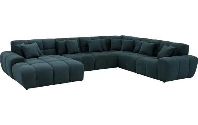Goossens excellent u bank kubus groen stof - 8252855-goossens-excellent-kubus-bank-stof-groen-02
