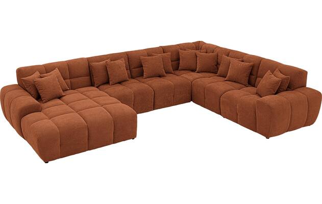 Goossens excellent u bank kubus bruin stof - 8252859-goossens-excellent-kubus-bank-stof-bruin-04