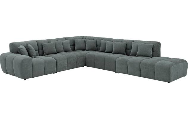 Goossens excellent hoeksalon kubus groen stof - 8252874-goossens-excellent-kubus-bank-stof-groen-02