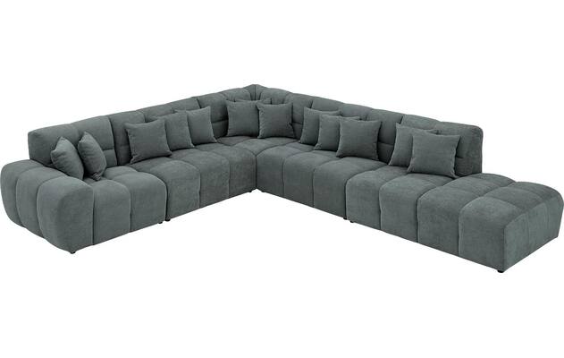 Goossens excellent hoeksalon kubus groen stof - 8252874-goossens-excellent-kubus-bank-stof-groen-03