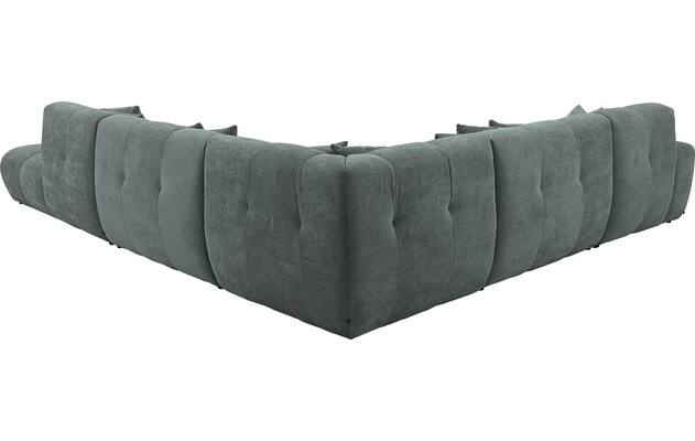 Goossens excellent hoeksalon kubus groen stof - 8252874-goossens-excellent-kubus-bank-stof-groen-04