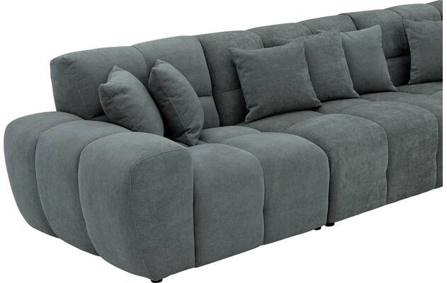 Goossens excellent hoeksalon kubus groen stof - 8252874-goossens-excellent-kubus-bank-stof-groen-08