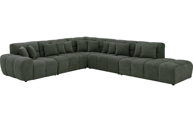 Goossens excellent hoeksalon kubus groen stof - 8252876-goossens-excellent-kubus-bank-stof-groen-02