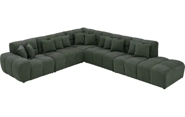 Goossens excellent hoeksalon kubus groen stof - 8252876-goossens-excellent-kubus-bank-stof-groen-03
