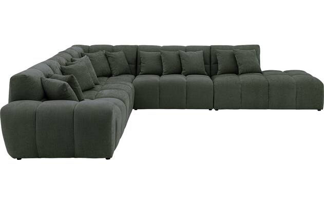 Goossens excellent hoeksalon kubus groen stof - 8252876-goossens-excellent-kubus-bank-stof-groen-05