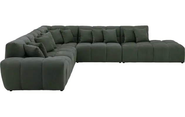 Goossens excellent hoeksalon kubus groen stof - 8252876-goossens-excellent-kubus-bank-stof-groen-05