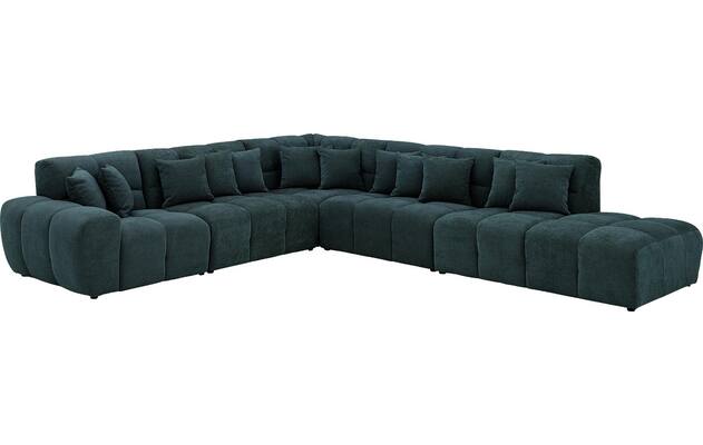 Goossens excellent hoeksalon kubus groen stof - 8252877-goossens-excellent-kubus-bank-stof-groen-02