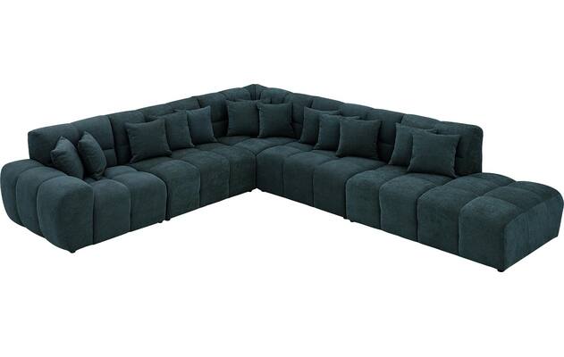 Goossens excellent hoeksalon kubus groen stof - 8252877-goossens-excellent-kubus-bank-stof-groen-03