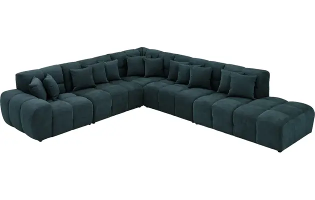 Goossens excellent hoeksalon kubus groen stof - 8252877-goossens-excellent-kubus-bank-stof-groen-03