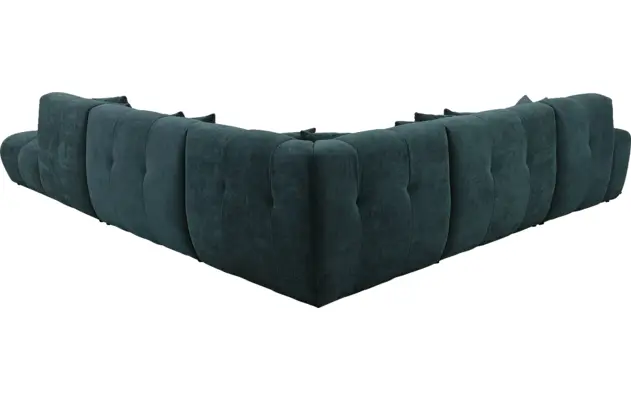 Goossens excellent hoeksalon kubus groen stof - 8252877-goossens-excellent-kubus-bank-stof-groen-04