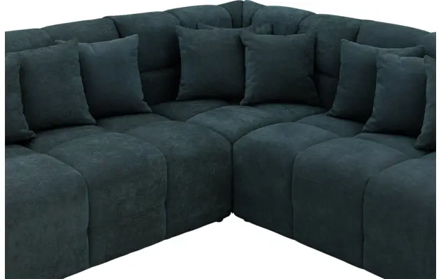 Goossens excellent hoeksalon kubus groen stof - 8252877-goossens-excellent-kubus-bank-stof-groen-06