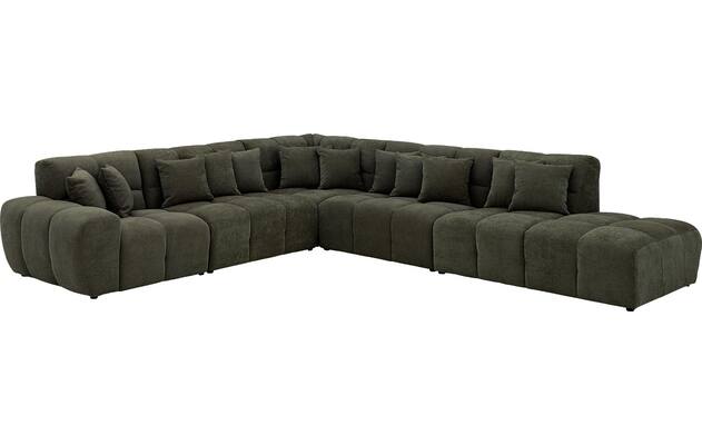 Goossens excellent hoeksalon kubus groen stof - 8252878-goossens-excellent-kubus-bank-stof-groen-02