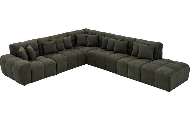 Goossens excellent hoeksalon kubus groen stof - 8252878-goossens-excellent-kubus-bank-stof-groen-03