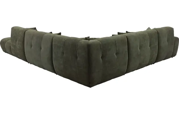 Goossens excellent hoeksalon kubus groen stof - 8252878-goossens-excellent-kubus-bank-stof-groen-04