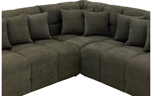 Goossens excellent hoeksalon kubus groen stof - 8252878-goossens-excellent-kubus-bank-stof-groen-06