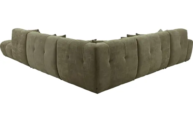 Goossens excellent hoeksalon kubus groen stof - 8252879-goossens-excellent-kubus-bank-stof-groen-02