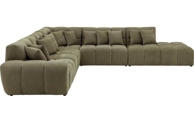 Goossens excellent hoeksalon kubus groen stof - 8252879-goossens-excellent-kubus-bank-stof-groen-08