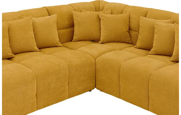 Goossens excellent hoeksalon kubus geel stof - 8252880-goossens-excellent-kubus-bank-stof-geel-06