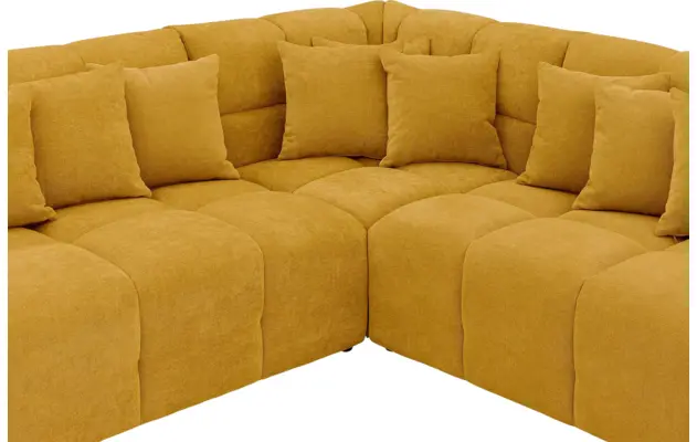 Goossens excellent hoeksalon kubus geel stof - 8252880-goossens-excellent-kubus-bank-stof-geel-06