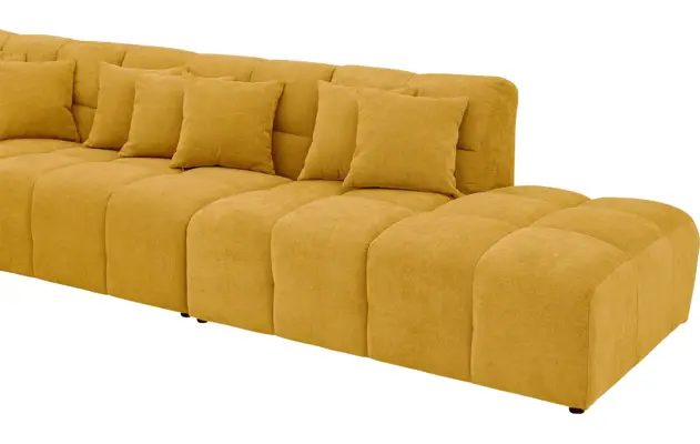 Goossens excellent hoeksalon kubus geel stof - 8252880-goossens-excellent-kubus-bank-stof-geel-07