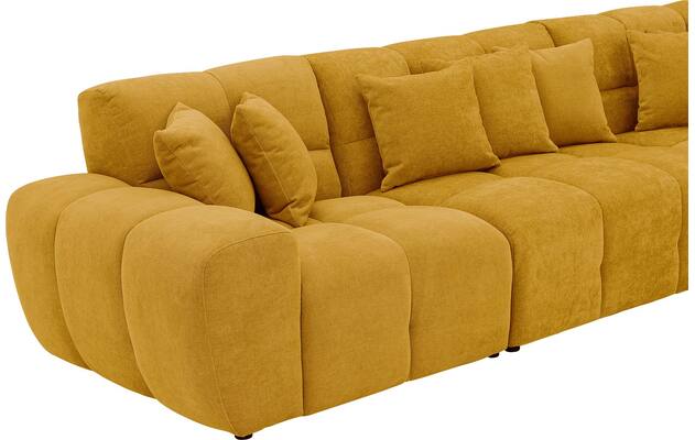 Goossens excellent hoeksalon kubus geel stof - 8252880-goossens-excellent-kubus-bank-stof-geel-08