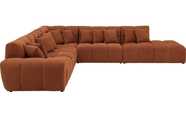Goossens excellent hoeksalon kubus bruin stof - 8252881-goossens-excellent-kubus-bank-stof-bruin-05