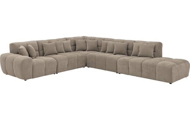 Goossens excellent hoeksalon kubus bruin stof - 8252886-goossens-excellent-kubus-bank-stof-bruin-02