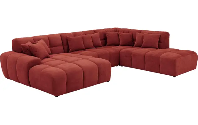 Goossens excellent u bank kubus rood stof - 8252887-goossens-excellent-kubus-bank-stof-rood-04