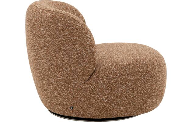 Goossens draaifauteuil avi bruin stof - 8252943-goossens-avi-fauteuil-stof-03