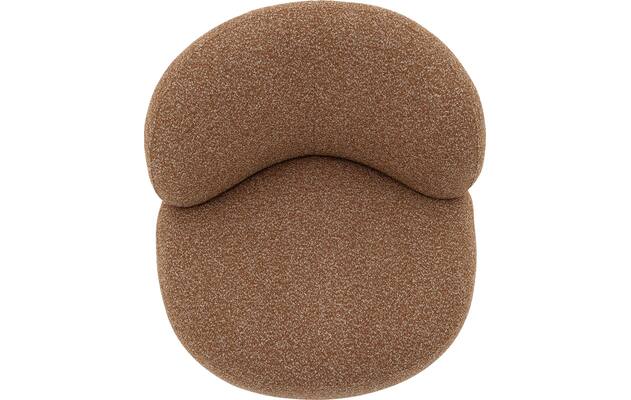Goossens draaifauteuil avi bruin stof - 8252943-goossens-avi-fauteuil-stof-07